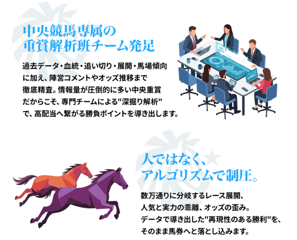 勝馬総合センターの特徴